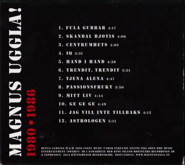 CD - Magnus Uggla CD 2 (1980-1986)