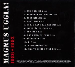 CD - Magnus Uggla CD 3 (1986-1992)
