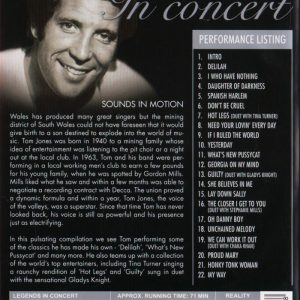 DVD - Legends on Stage - Tom Jones : Sounds in Motion