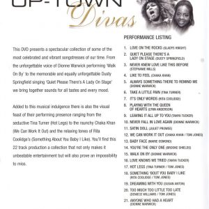 DVD - Legends in Concert - Original Up-Town Divas
