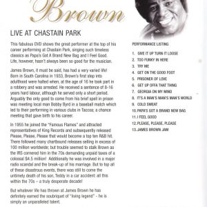 DVD - Legends in Concert - James Brown : Live at Chastain Park