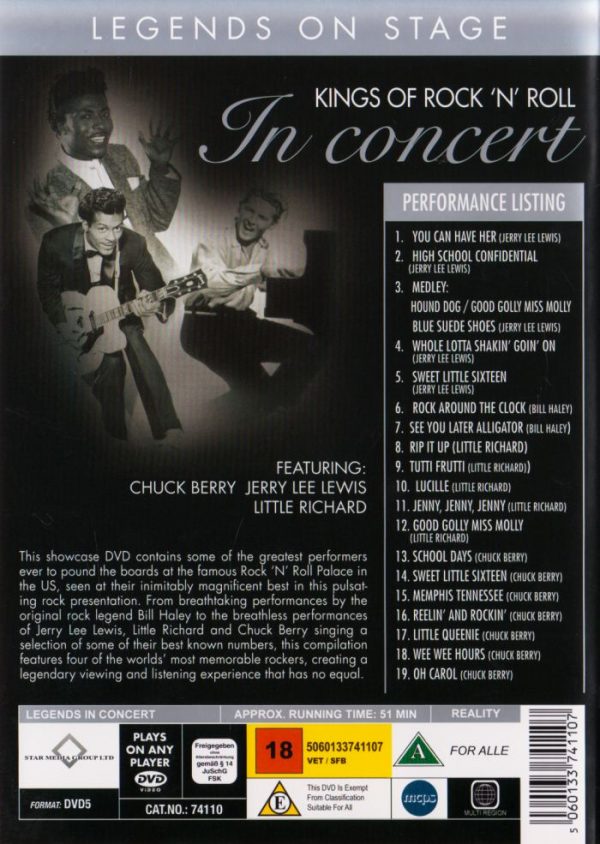 DVD - Legends on Stage - Kings of Rock'n Roll