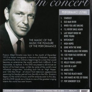 DVD - Legends on Stage - Frank Sinatra