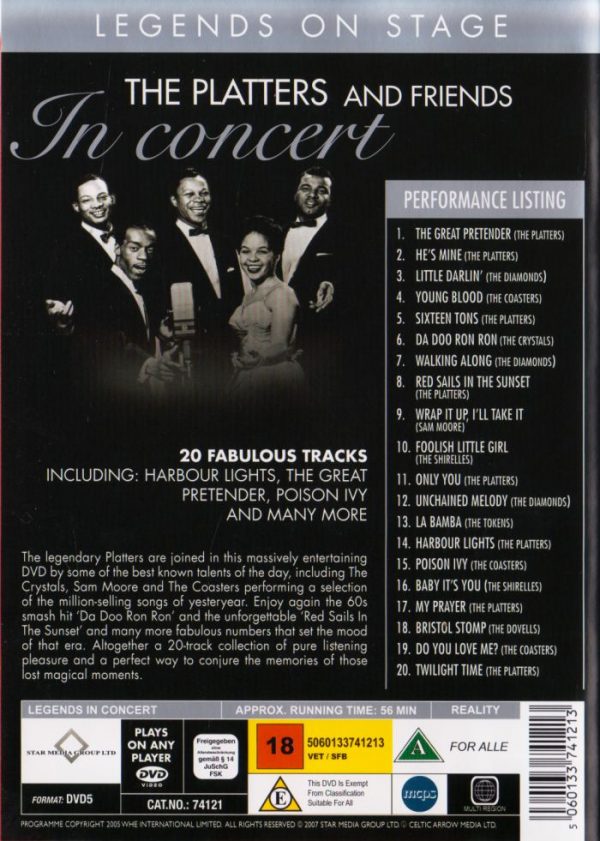 DVD - Legends on Stage - The Platters