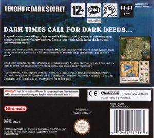 Nintendo DS - Tenchu: Dark Secret