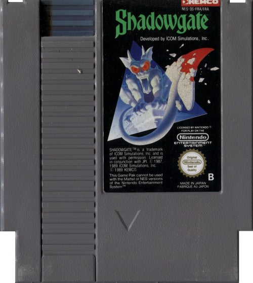 images Nintendo NES - Shadowgate (FRA/FRA)