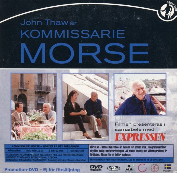 DVD - Kommissarie Morse : Mordet På Det Förgångna
