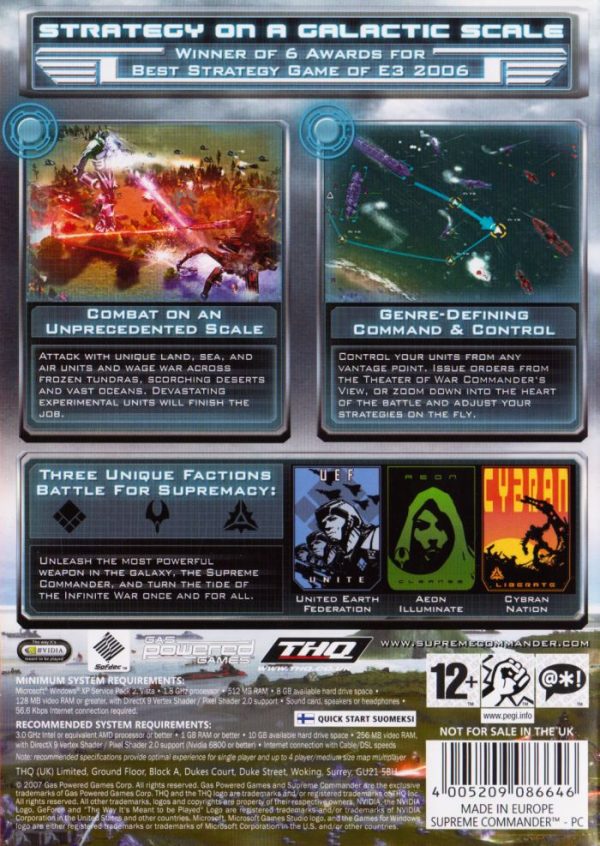 PC - Supreme Commander
