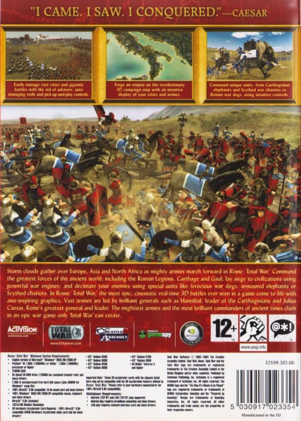 PC - Rome: Total War