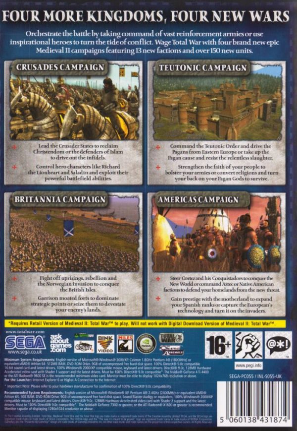 PC - Medieval II : Total War - Kingdoms (Expansion)