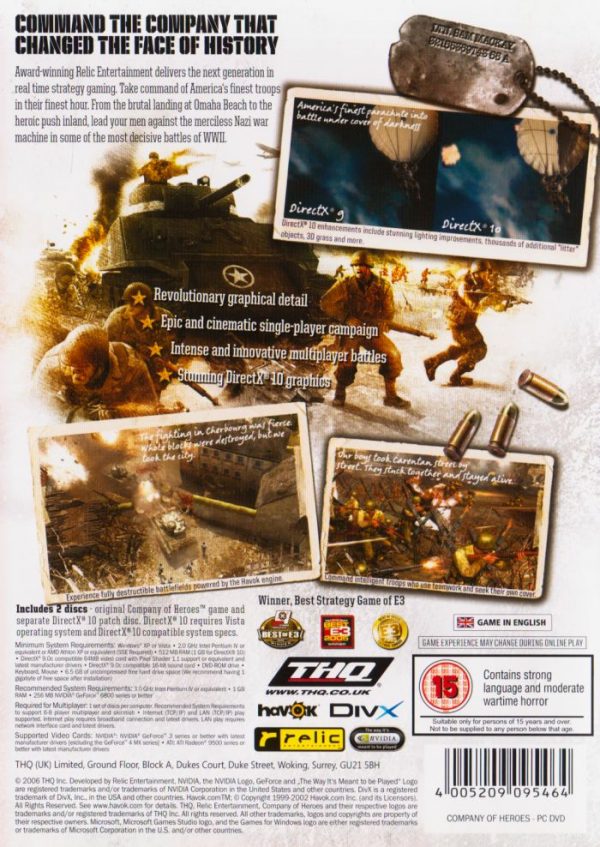 PC - Company of Heroes