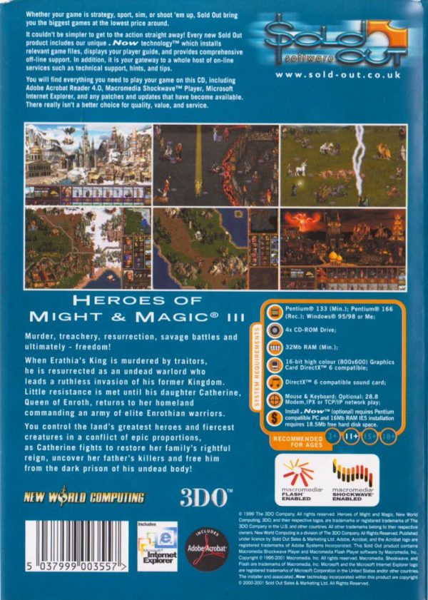PC - Heroes of Might and Magic III