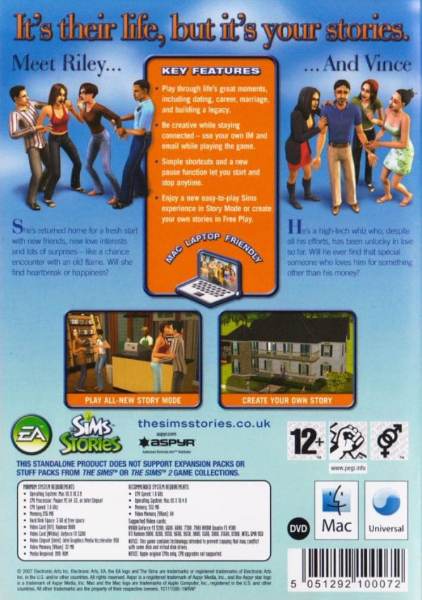 MAC - Sims: Life Stories
