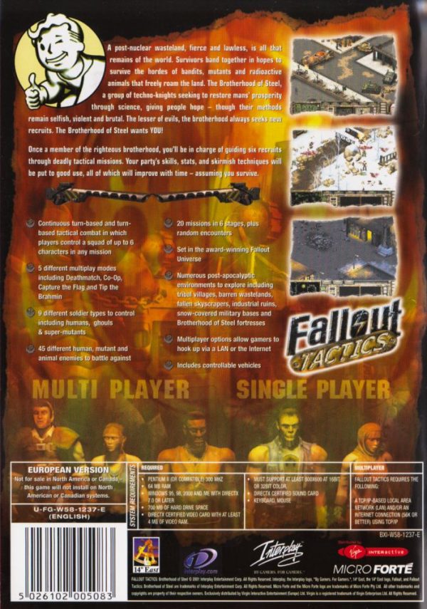 PC - Fallout Tactics