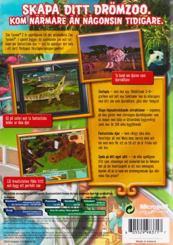 PC - Zoo Tycoon 2 (Svenska)