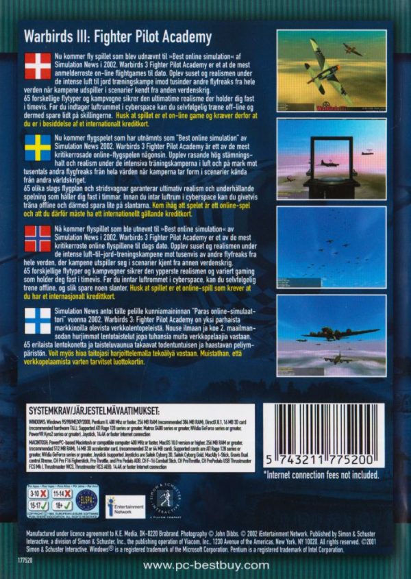 PC - Warbirds III: Fighter Pilot Academy