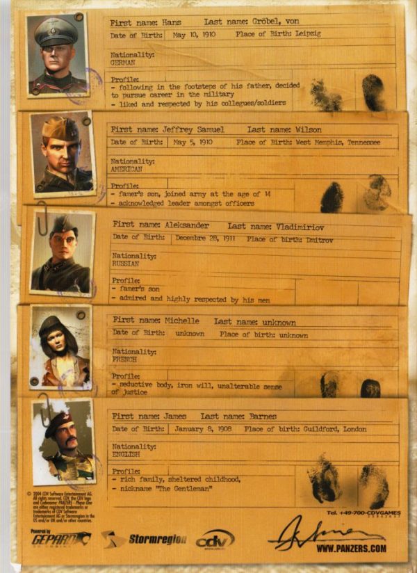 PC - Codname Panzers : Phase One