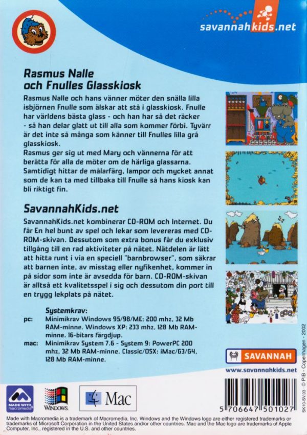 PC - Rasmus Nalle: Fnulles Glasskiosk