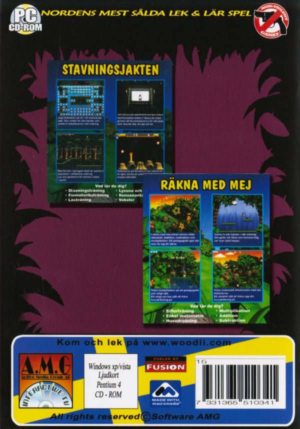 PC - Woodii - Stavningsjakten + Räkna med Mej