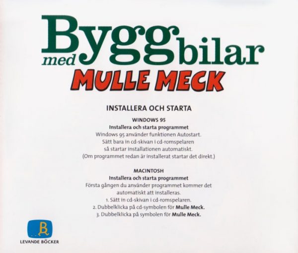 PC - Bygg Bilar med Mulle Meck