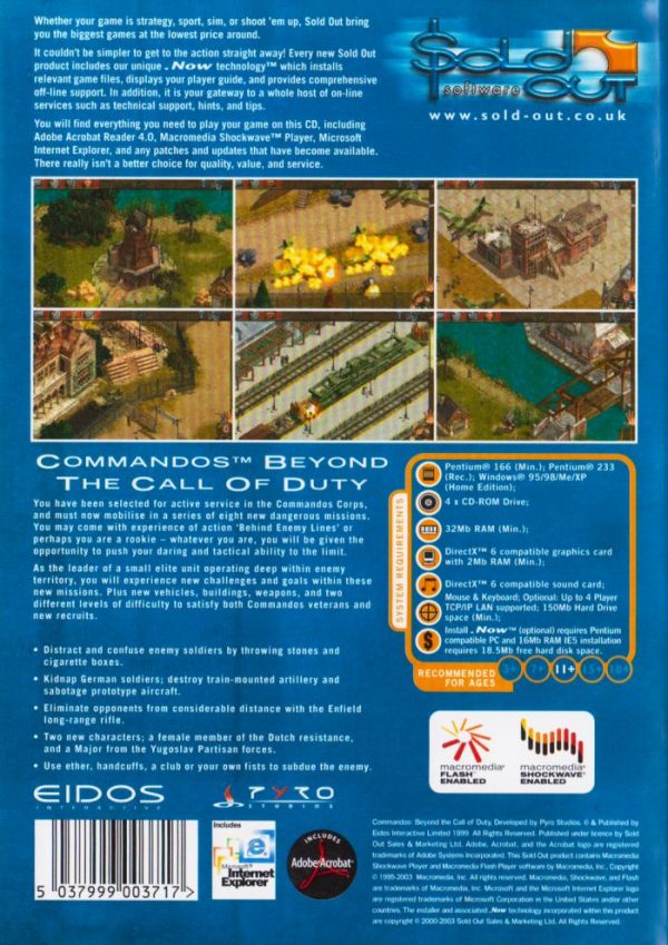 PC - Commandos : Beyond the Call of Duty