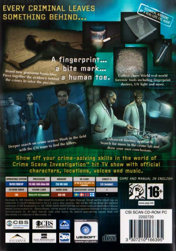 PC - CSI (Crime Scene Investigation) : Dark Motives