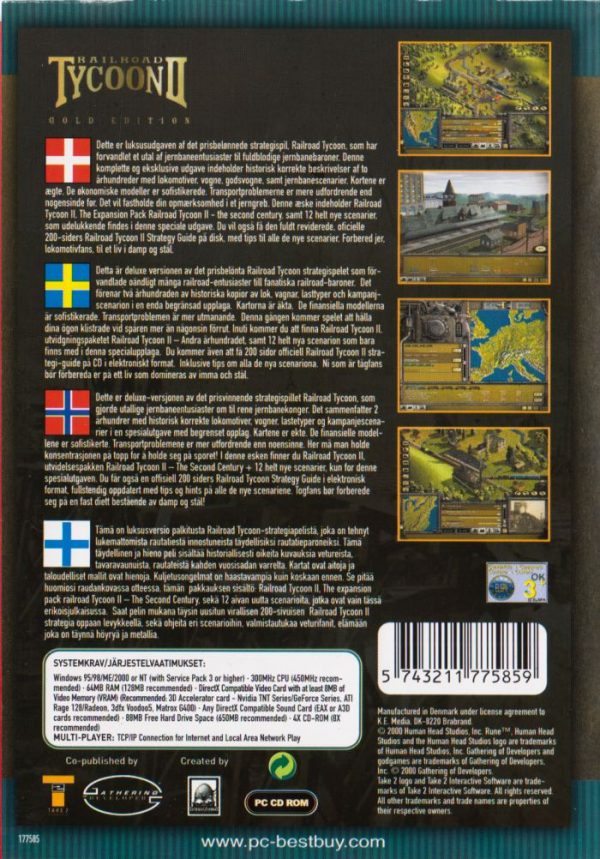 PC - Railroad Tycoon II