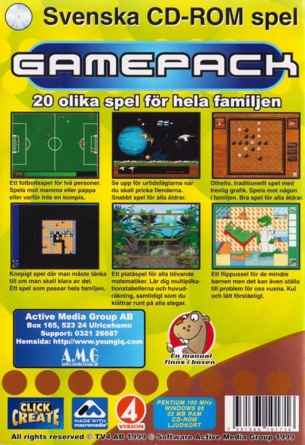 PC - Gamepack # 2 (20 olika spel) (Lattjo Lajban)