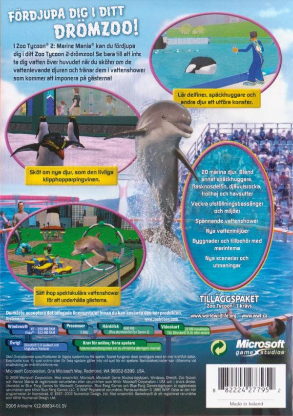 PC - Zoo Tycoon 2 : Marine Mania (Expansion)