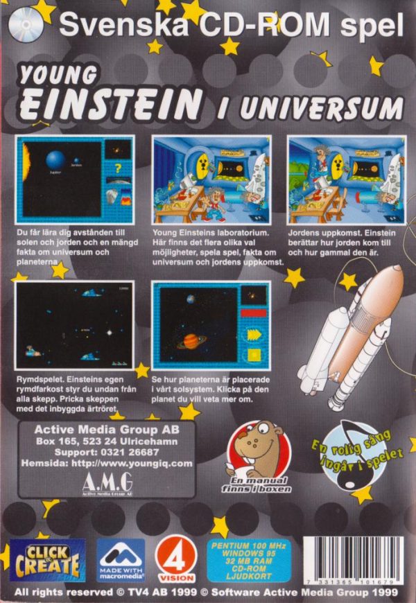 PC - Young Einstein i Universum (7-12 År) (Lattjo Lajban)