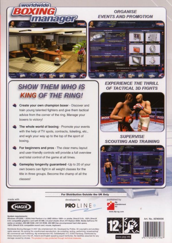 PC - Worldwide Boxing Manager