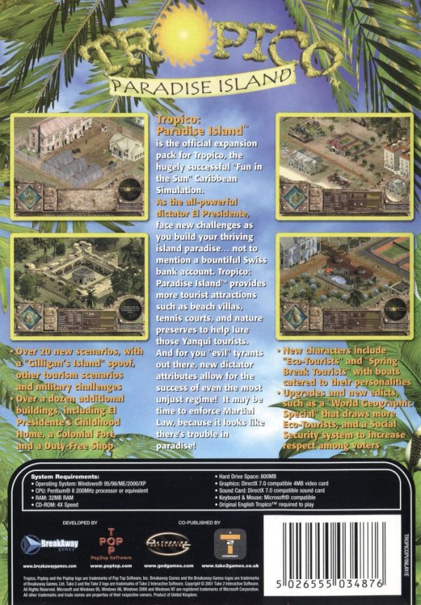 PC - Tropico Expansion: Paradise Island (Expansion)