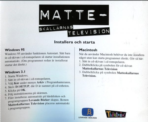 PC - Matteskallarnas Television (Beg)