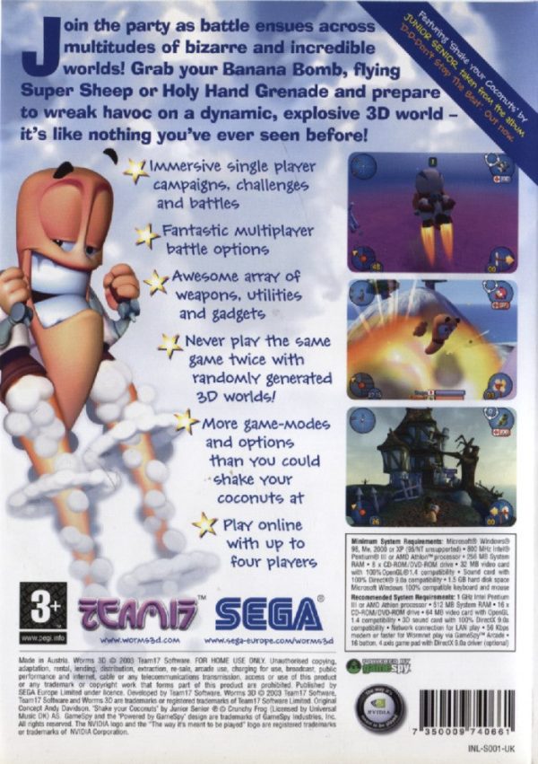 PC - Worms 3D