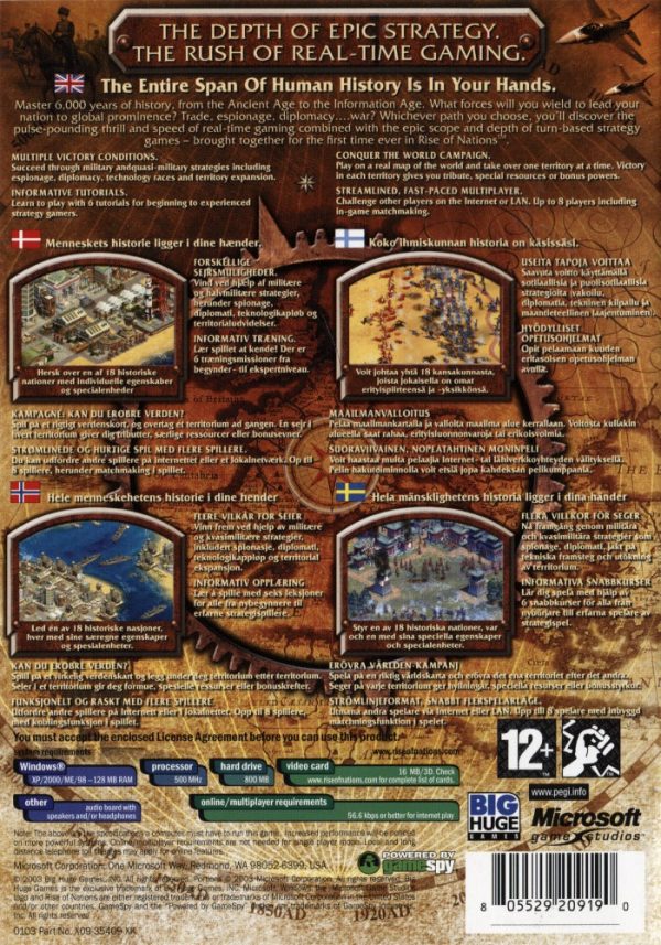 PC - Rise of Nations