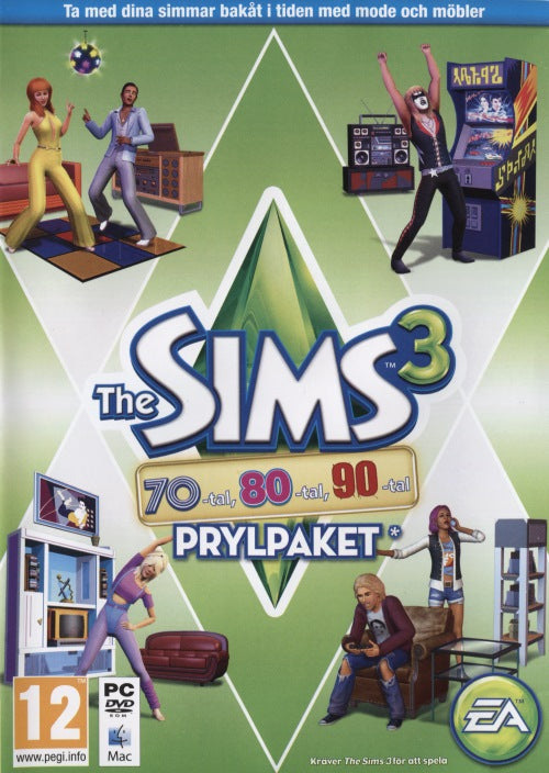 images PC - Sims 3: 70-tal, 80-tal, 90-tal (Prylpaket)