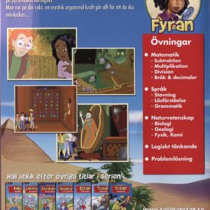 PC - Äventyrarna Fyran: Pyramidens Hemlighet (9-11 år)
