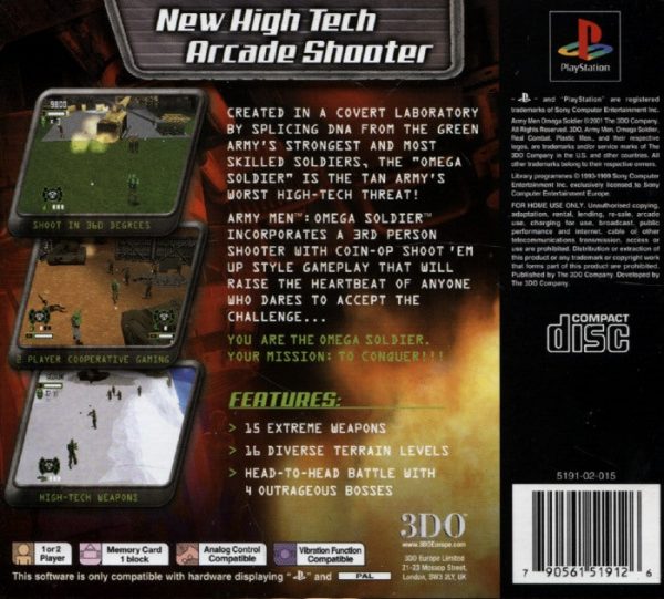 PS1 - Army Men: Omega Soldier