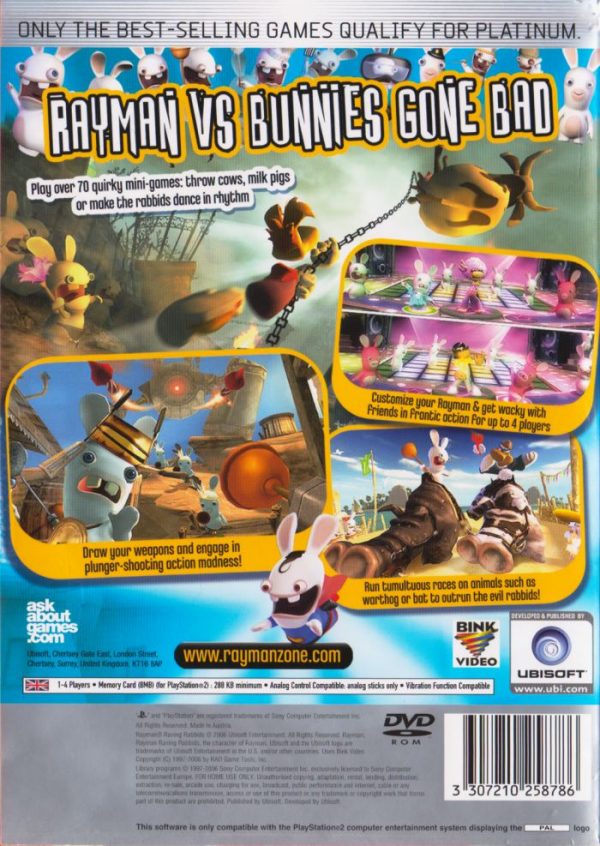 PS2 – Rayman Raving Rabbids (Nytt) – Kaptenkrok
