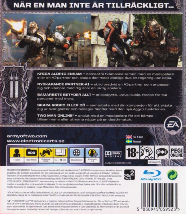 Playstation 3 (PS3) - Army of Two