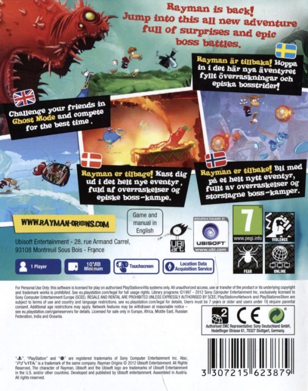 PSVita - Rayman Origins