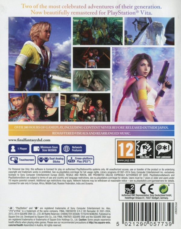 Playstation Vita - Final Fantasy X / X-2 HD Remaster