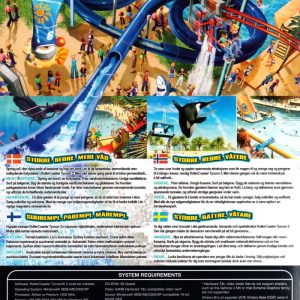 PC - Rollercoaster Tycoon 3 : Soaked! (Expansion) Baksida