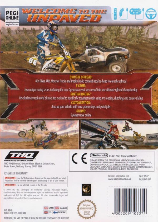Nintendo Wii - MX vs. ATV Untamed