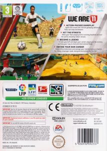 Nintendo Wii - Fifa 11 back cover