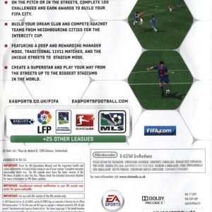 Nintendo Wii - FIFA 13 back cover