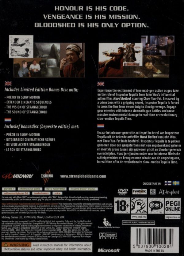 XBOX 360 - Stranglehold: Collector's Edition (Steelbook)