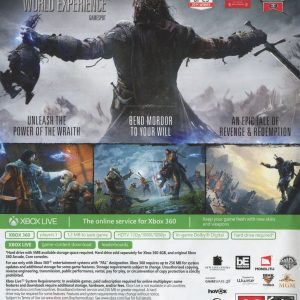 XBOX 360 - Middle-earth: Shadow of Mordor