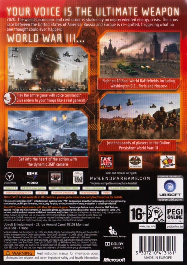 XBOX 360 - Tom Clancy's Endwar