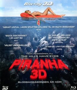 Bluray - Piranha 3D front cover